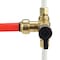 Apollo 1/2 in. Brass Push-To-Connect x 3/8 in. O.D. Comp. Dual Opposed Outlet Dual Shut-Off 1/4-Turn Stop FSBDVO1238C - alternate 6